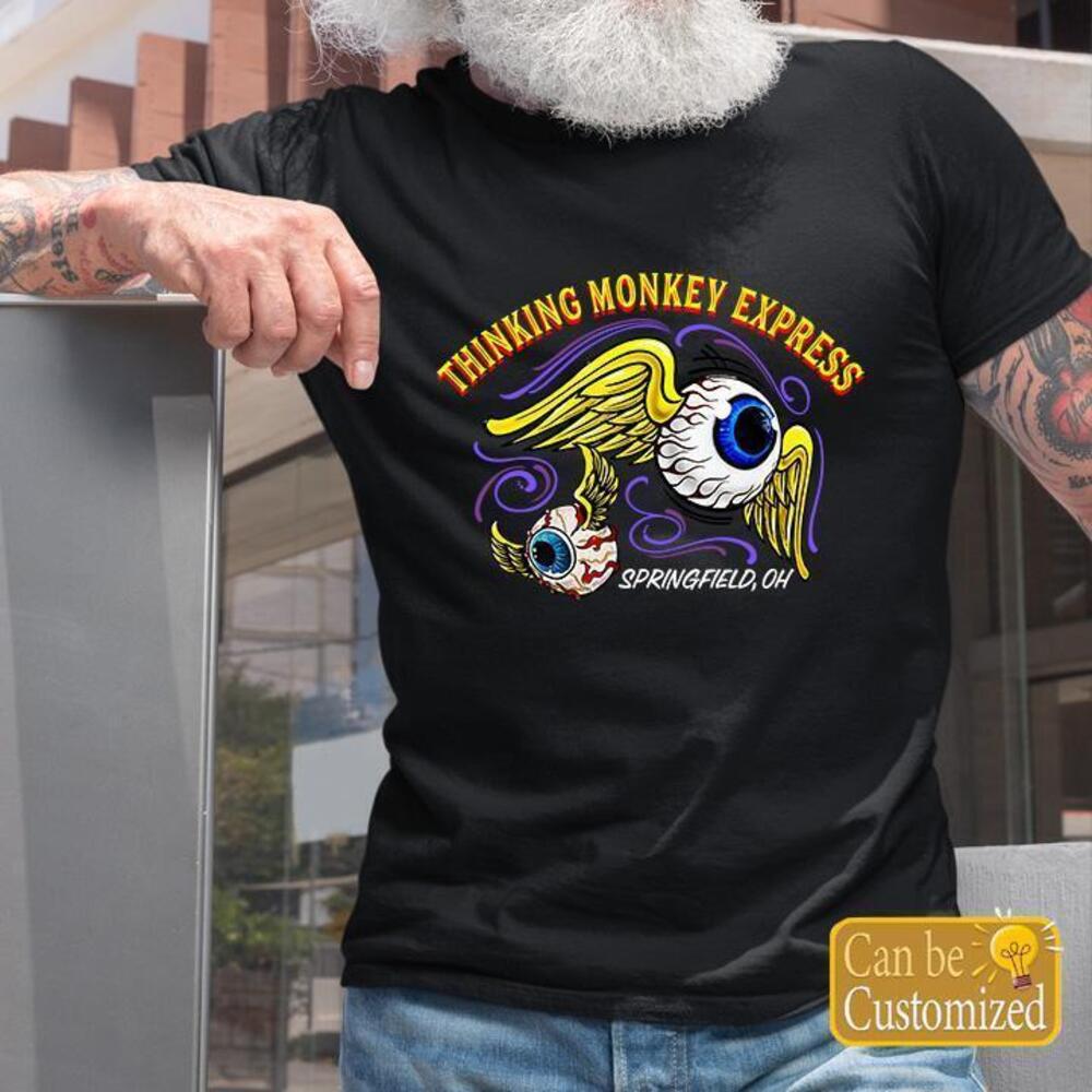 Custom Flying Ball Pinstriping T Shirts